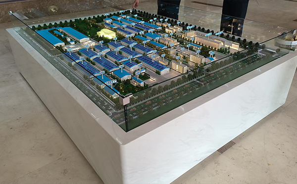 兰州新区健康产业园全貌沙盘